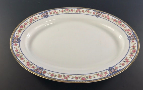 Antique NORITAKE NIPPON China "The Malay" Pattern Circa 1912 - 1 - 11.5" Oval Serving Platter