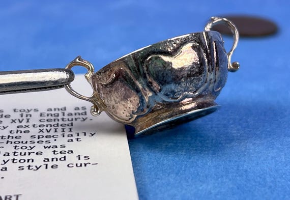 Sterling Silver MINIATURE HANDLED BOWL Metropolitan Museum of Art Dollhouse Size