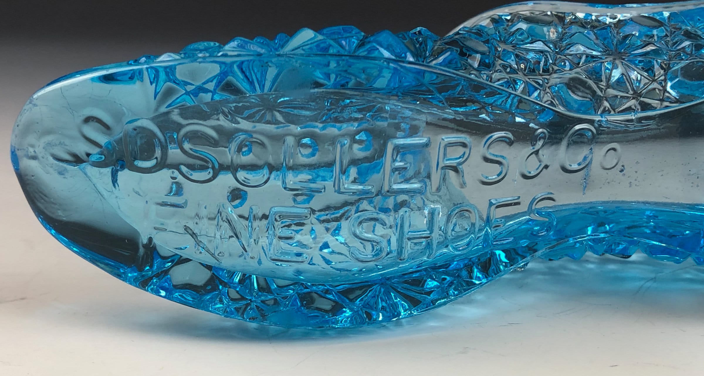 Fenton S.D. Sollers Fine Shoes Advertising Blue Shoe