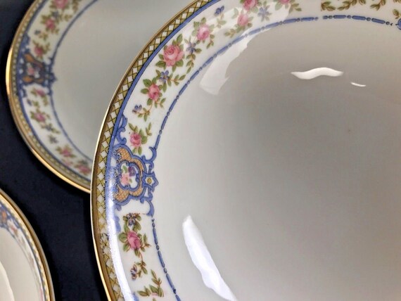 11.5 Oval Serving Platter NORITAKE NIPPON China The Malay Pattern Circa 1912-1