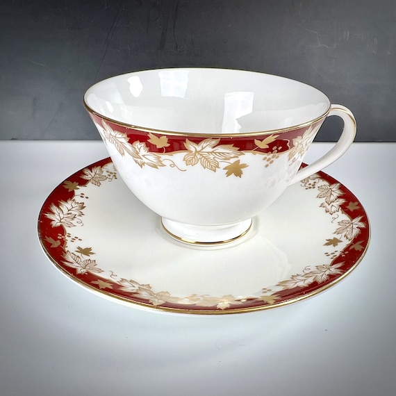 Vintage Royal Doulton Coffee Cup & Saucer WINTHROP Pattern 12 SETS