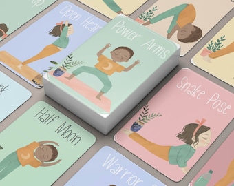 Yoga Pose Cards for Kids - A Mindfulness Calm Down Corner Activity