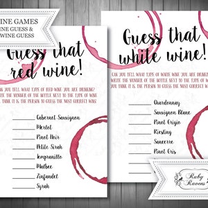 Wine Game Guess Which Wine, Guess That Wine Wine, Wine Tasting, Red wine, White wine, wine tasting party, wine game, guessing game