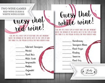 Wine Game Guess Which Wine, Guess That Wine Wine, Wine Tasting, Red wine, White wine, wine tasting party, wine game, guessing game