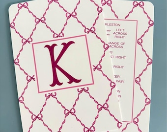 Monogrammed Mahjong Shuffler Set | Personalized Mahjongg Accessory