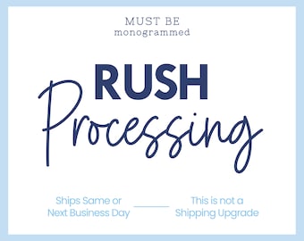 Rush My Order - Shorten Your Order's Processing Time!