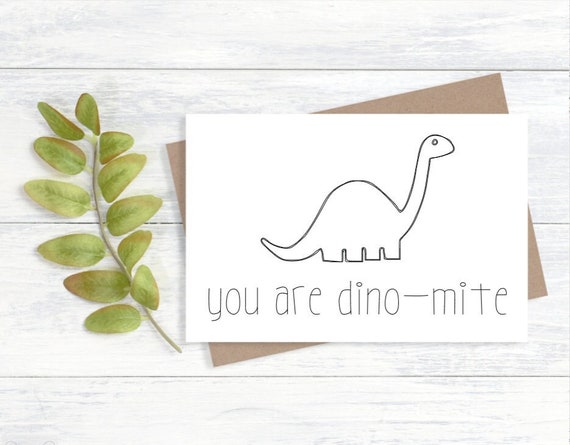 Dino Chrome | Greeting Card