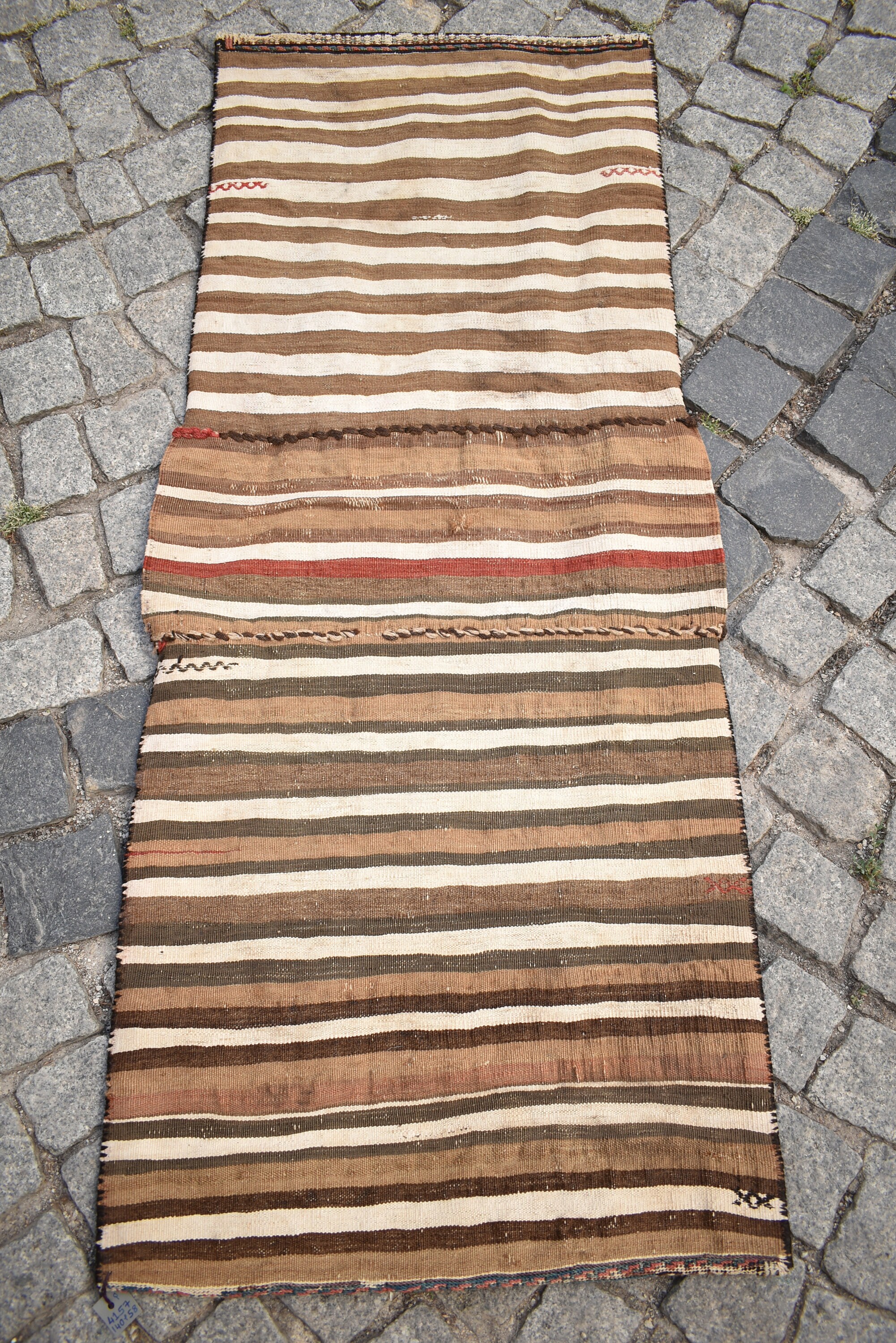 アンティークコーカサス キリム アンティーク コーカサス ヴェルネ キリム サドルバッグ ラグ、23