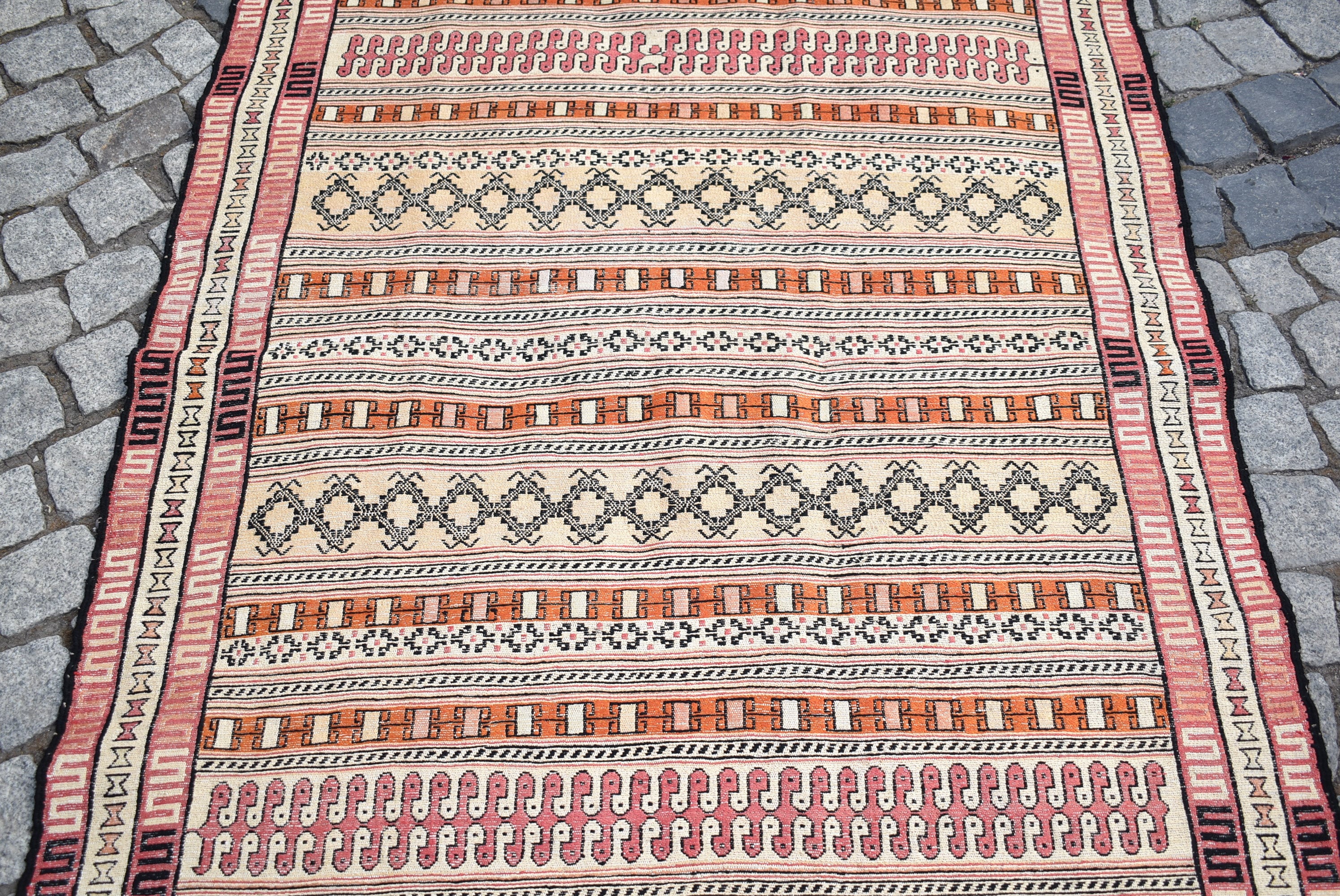 Handwoven Caucasian Silk Kilim Rug, Sumac Weave (45'' X 73'') - Etsy