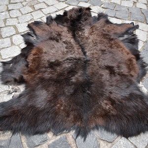 Angora Goat Leather Angora Goatskin Fur Rug, 2&#39;6&#39;&#39; x 3&#39;2&#39;&#39; ft, Pelt Hide 100% Natural Goat Skin Rug, Home Decor Anagora Goatskin Fur,