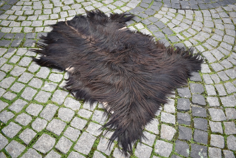 Angora Goat Leather Awesome Home Decor Goat Skin, Pelt Hide 100/% Natural Goat Skin Rug Angora Goatskin Fur Rug 2/'9/'/' x 4/'2/'/' ft