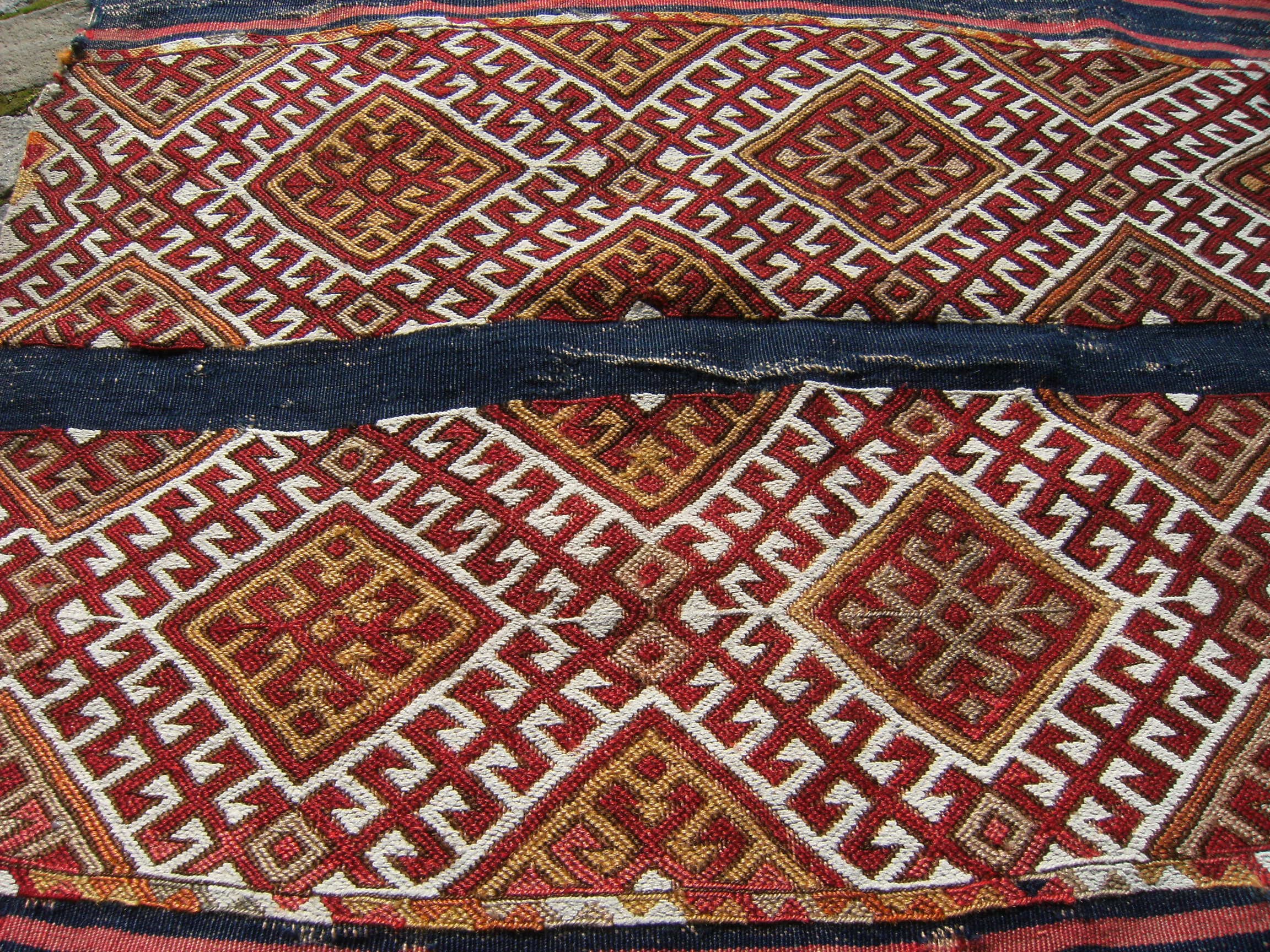 アンティーク トルコ スマック キリム チュバル、東アナトリア ラグ