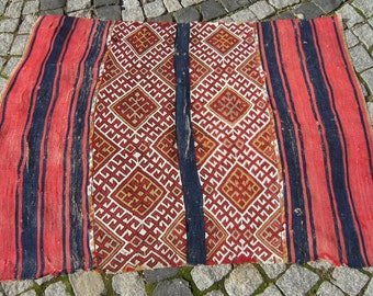 アンティーク トルコ スマック キリム チュバル、東アナトリア ラグ