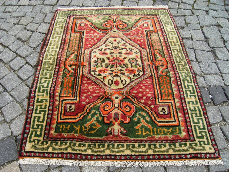 Unique Turkish Anatolian Long Pile Mirrored Design Gordes Image 0 1 2