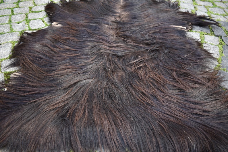 Angora Goat Leather Awesome Home Decor Goat Skin, Pelt Hide 100/% Natural Goat Skin Rug Angora Goatskin Fur Rug 2/'9/'/' x 4/'2/'/' ft