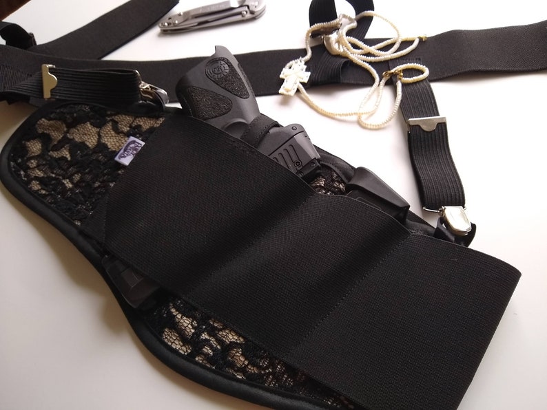 Tactical Lace Thigh Holster Concealed carry holster Garter Etsy