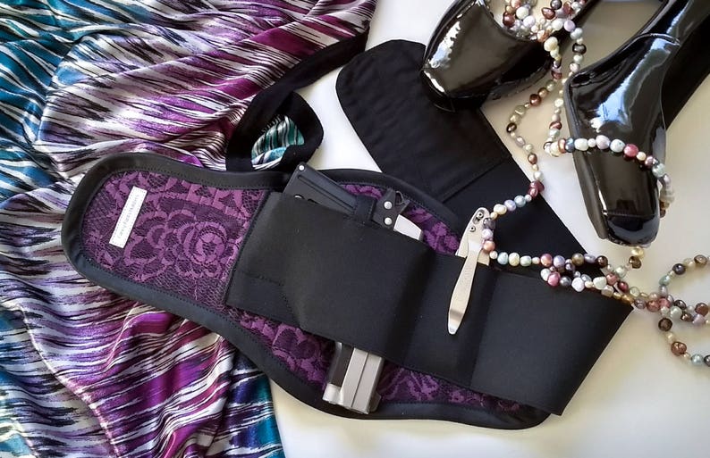 Tactical Lace Thigh Holster Concealed Carry Holster Garter Etsy