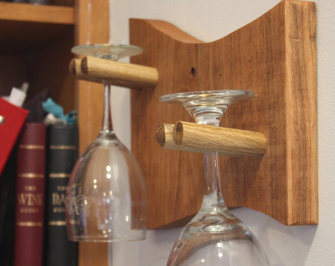 Rustic Wine Glass Holder. Wine Glass Rack. Handmade. Custom Etsy