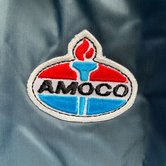 Vintage 1980s Amoco Hooded Utility Jacket NWT. Size M View 3