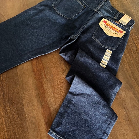 Vintage 1980s Rustler Wrangler Jeans Size 32x30 W… - image 8