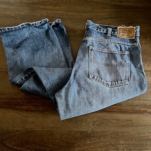 Vintage 1990er Distressed Cintas Work Jeans Gr. 36