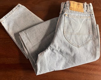 Vintage 1980s Jordache Pleated Jeans Size 9/10