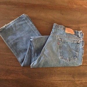 Vintage 1980s Levi’s 517  Distressed Jeans size 40