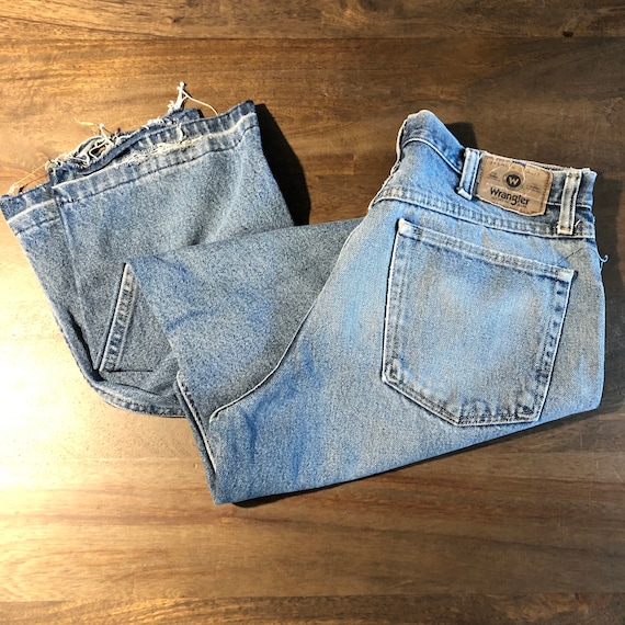 Vintage 1990s Distressed Wrangler Jeans Size 34 - image 2