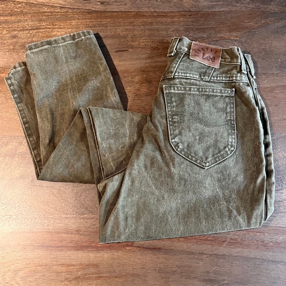 Vintage 1990s Lee Riveted Jeans Size 4 - image 1