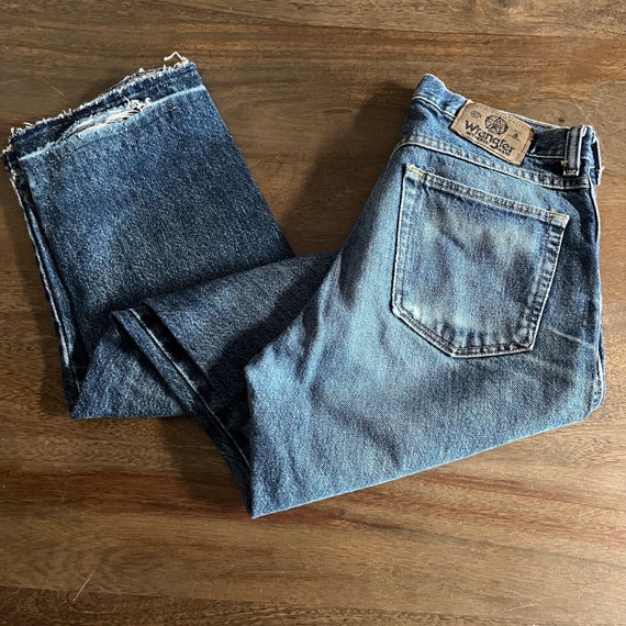 Vintage 1990s Distressed Wrangler Jeans Size 30 - Etsy