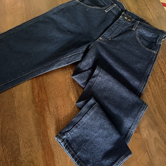 Vintage 1980s Rustler Wrangler Jeans Size 32x30 W… - image 7
