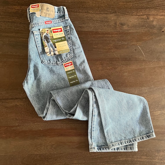 Vintage 1990s Wrangler Jeans Dead Stock Jeans Siz… - image 10