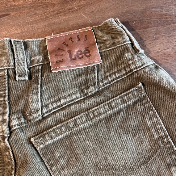 Vintage 1990s Lee Riveted Jeans Size 4 - image 9