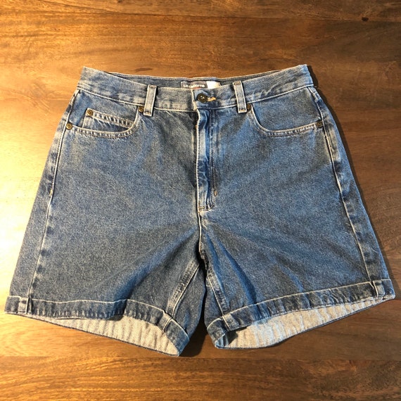 Vintage 1990s Liz Claiborne  Liz Wear Jean Shorts… - image 1