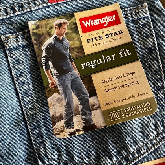 Vintage 1990s Wrangler Jeans Dead Stock Jeans Siz… - image 9