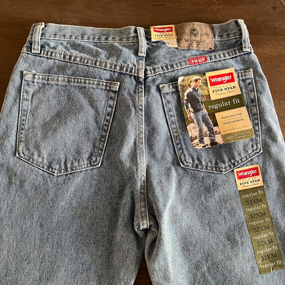 Vintage 1990s Wrangler Jeans Dead Stock Jeans Siz… - image 3