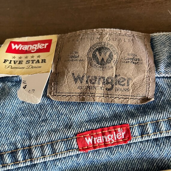 Vintage 1990s Wrangler Jeans Dead Stock Jeans Siz… - image 8