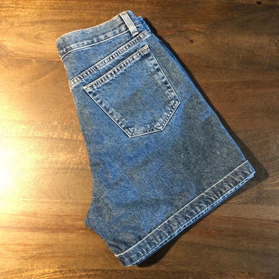 Vintage 1990s Liz Claiborne  Liz Wear Jean Shorts… - image 7