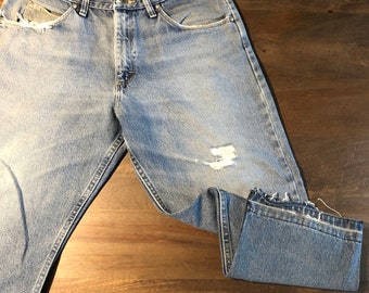 Vintage Wrangler-jeans från 1990-talet, storlek 34