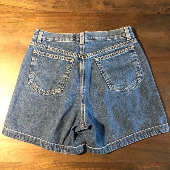 Vintage 1990s Liz Claiborne  Liz Wear Jean Shorts… - image 2