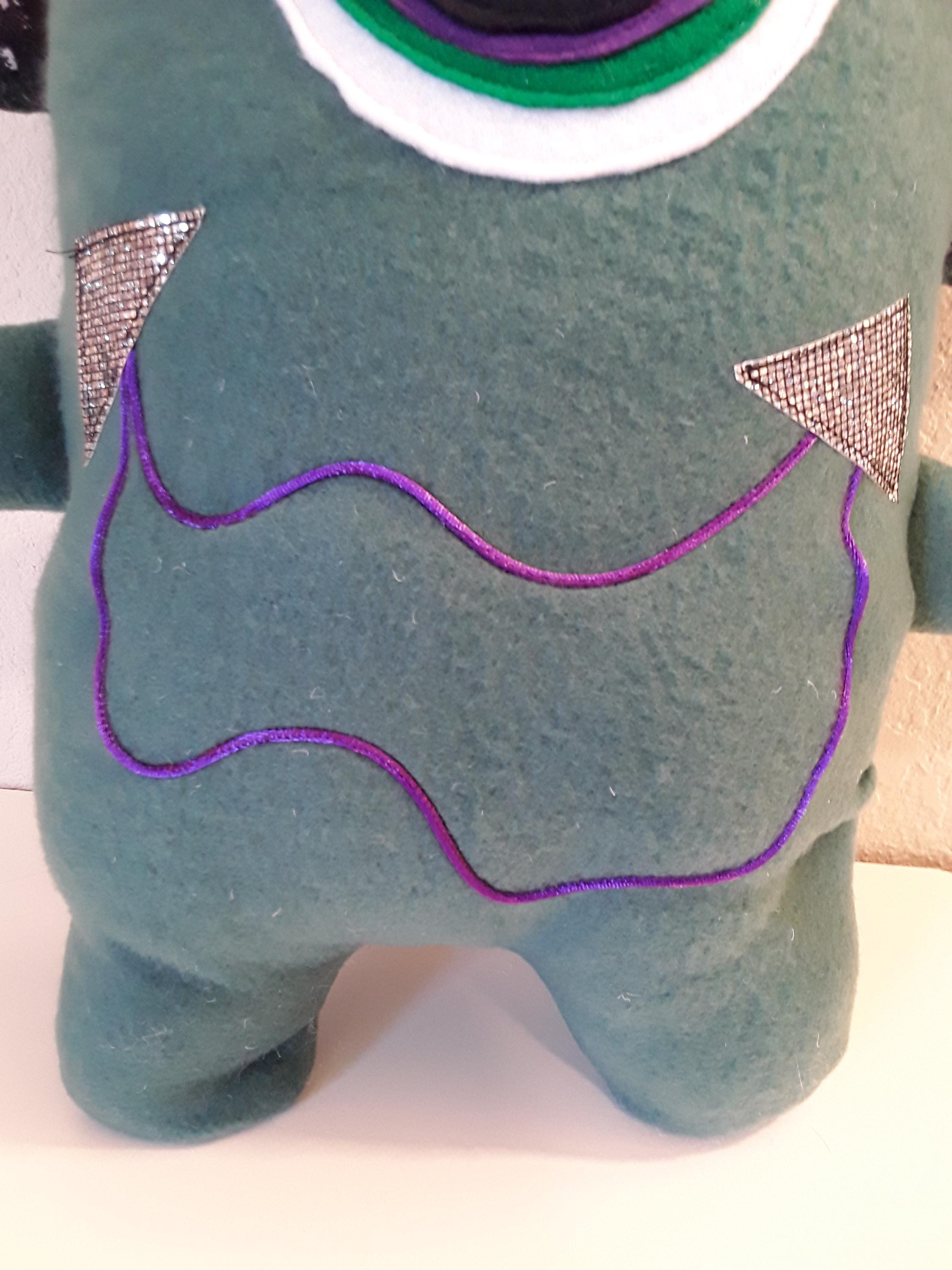 Green Space Alien Monster Pillow Plush - Etsy