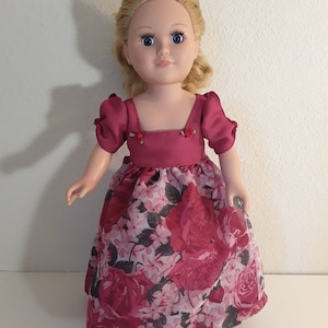 18 Inch Girl Doll  Regency Gown Dress  #338