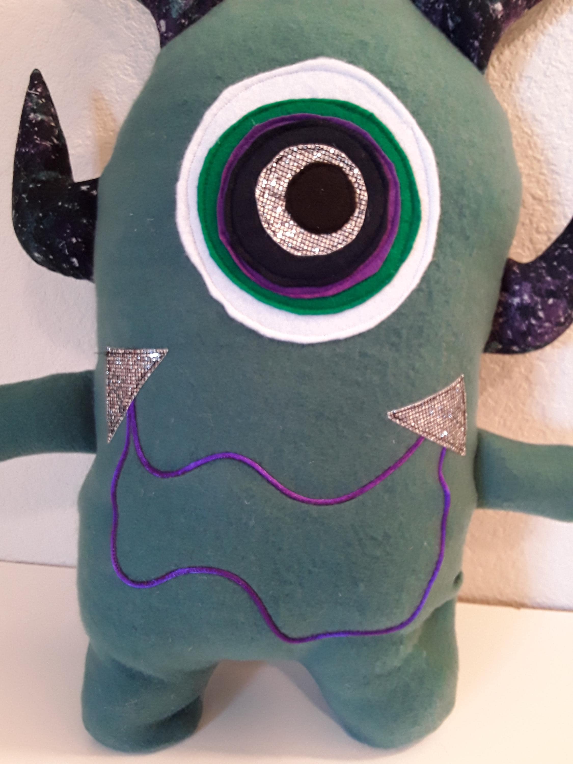Green Space Alien Monster Pillow Plush - Etsy