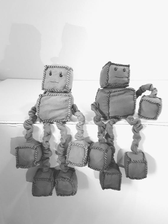 四角いロボットのぬいぐるみ - Etsy 日本