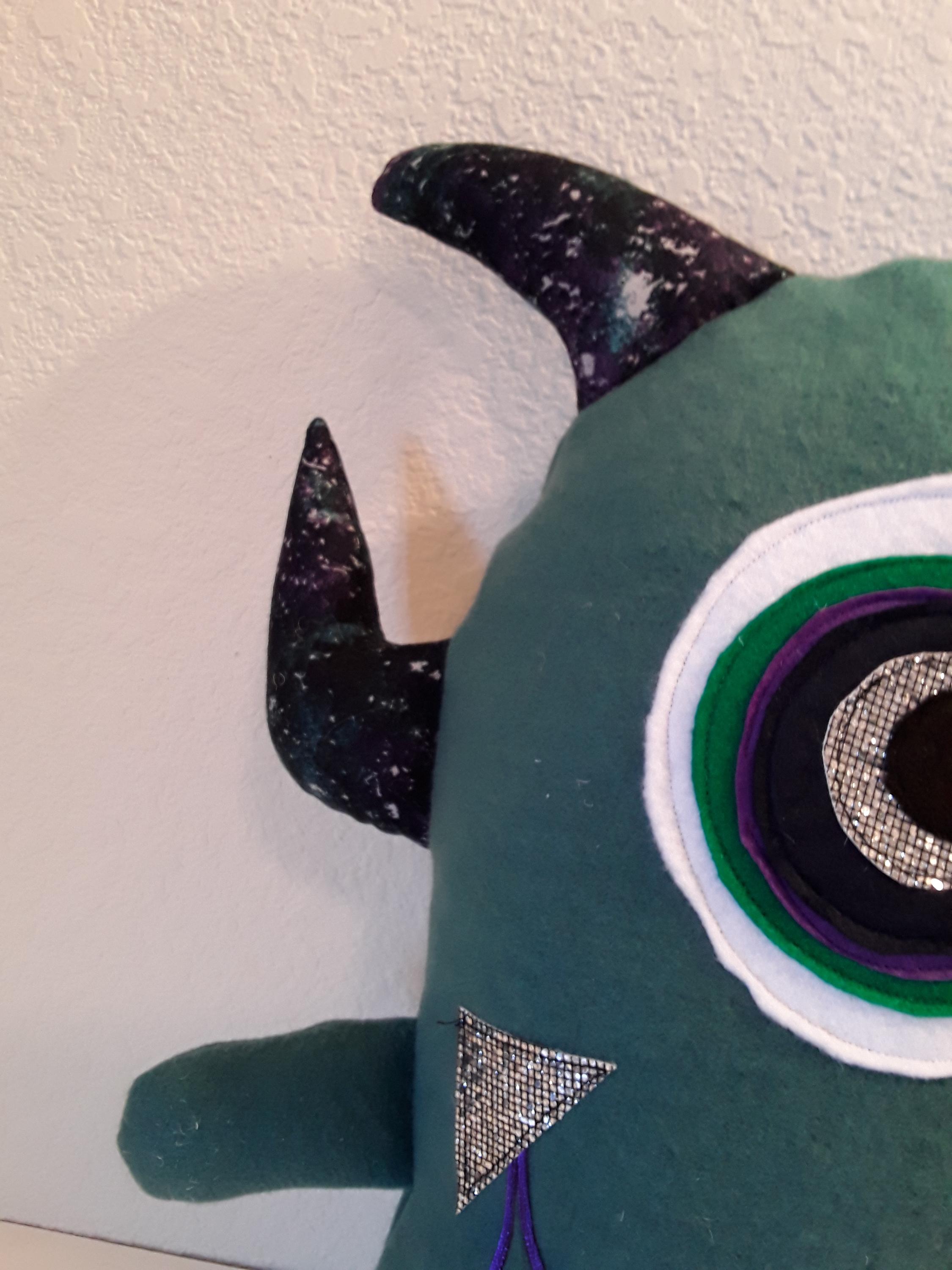Green Space Alien Monster Pillow Plush - Etsy