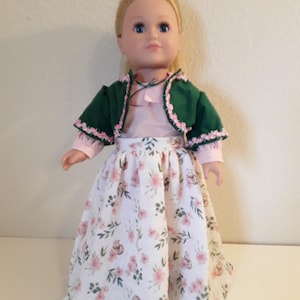 18 Zoll Mädchen Puppe 19th Century Pionier Outfit #443