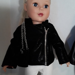 18 inch Girl Doll Motorcycle Jacket #305