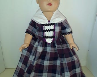 18 Inch Girl Doll 18th Century Outlander Historical  Dress #251