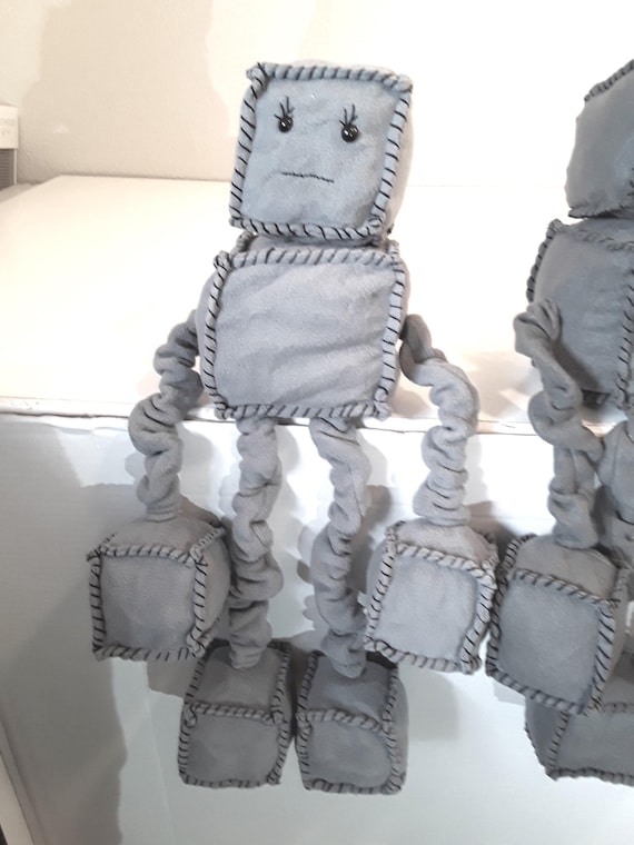 ぬいぐるみロボット 四角いロボットのぬいぐるみ - Etsy 日本