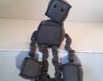 Peluche Robot Cuadrado